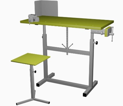 Верстак комбинированный учебный(школьный) ВК-1(уп)